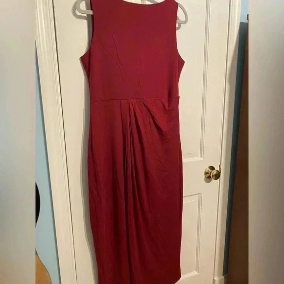 Peruvian Connection maxi dress - medium - red - great condition - draping - Picture 9 of 9